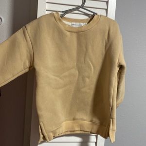 Roman and Riley beige sweatshirt